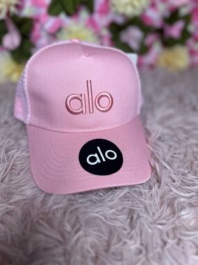 Alo Pink Trucker Hat Trendy, Chic & Must-Have